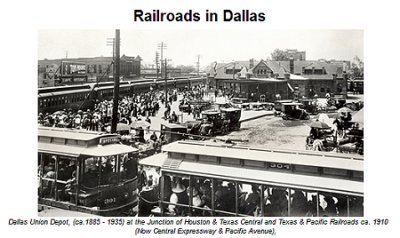 History of Railroads in Dallas