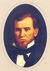 Born August 30, 1820 in Mississippi.   Runnels settled with his mother and two brothers on a plantation in Bowie County in 1842. From 1847 to 1852, Runnels represented Bowie and various surrounding counties in the 2nd through 5th.
He was chosen speaker of the house in his last term. Runnels was elected lieutenant governor under Elisha M. Pease, and was the only person to defeat Sam Houston in a political campaign, becoming governor in 1857 on a states-rights ticket. Runnels was a delegate to the Secession Convention of 1861 and the Constitutional Convention of 1866. 
He died in 1873.